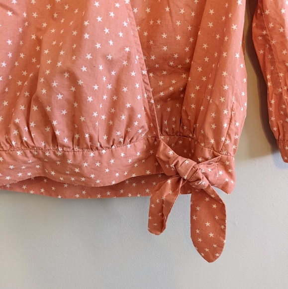 MADEWELL Wrap Top in Star Scatter Blush XS - Picture 6 of 7